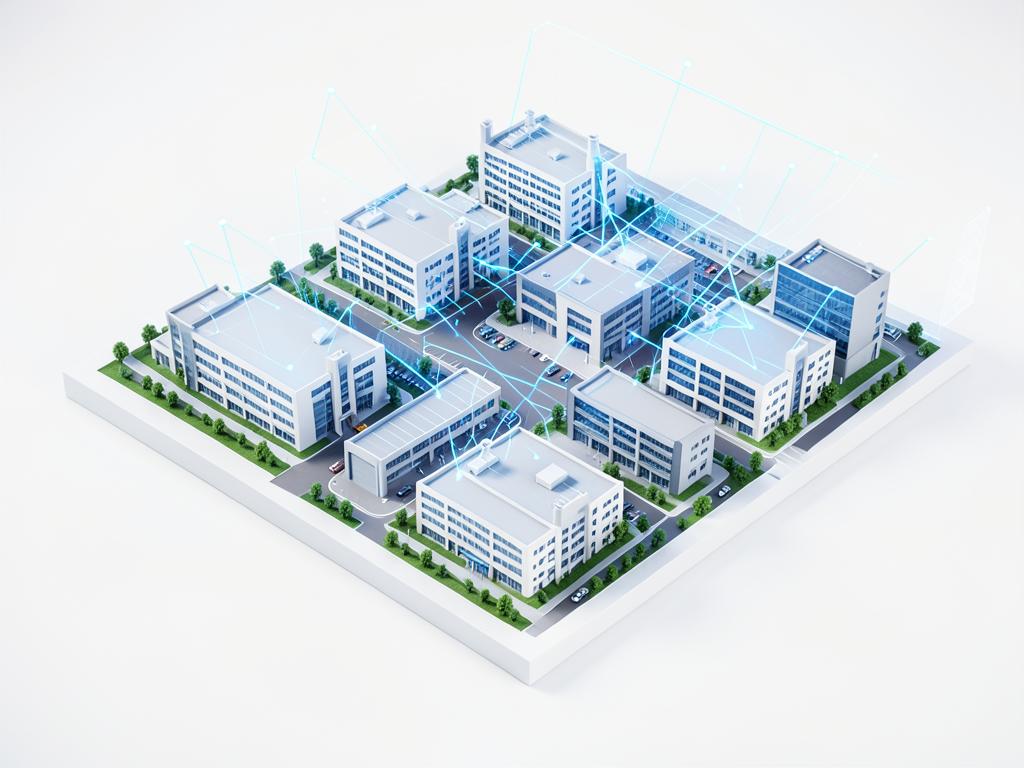 产业园区数字招商 3D 场景效果
